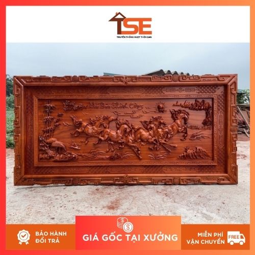 tranh gỗ mã đáo thành công tse