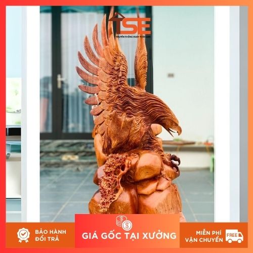 Tượng gỗ đại bàng